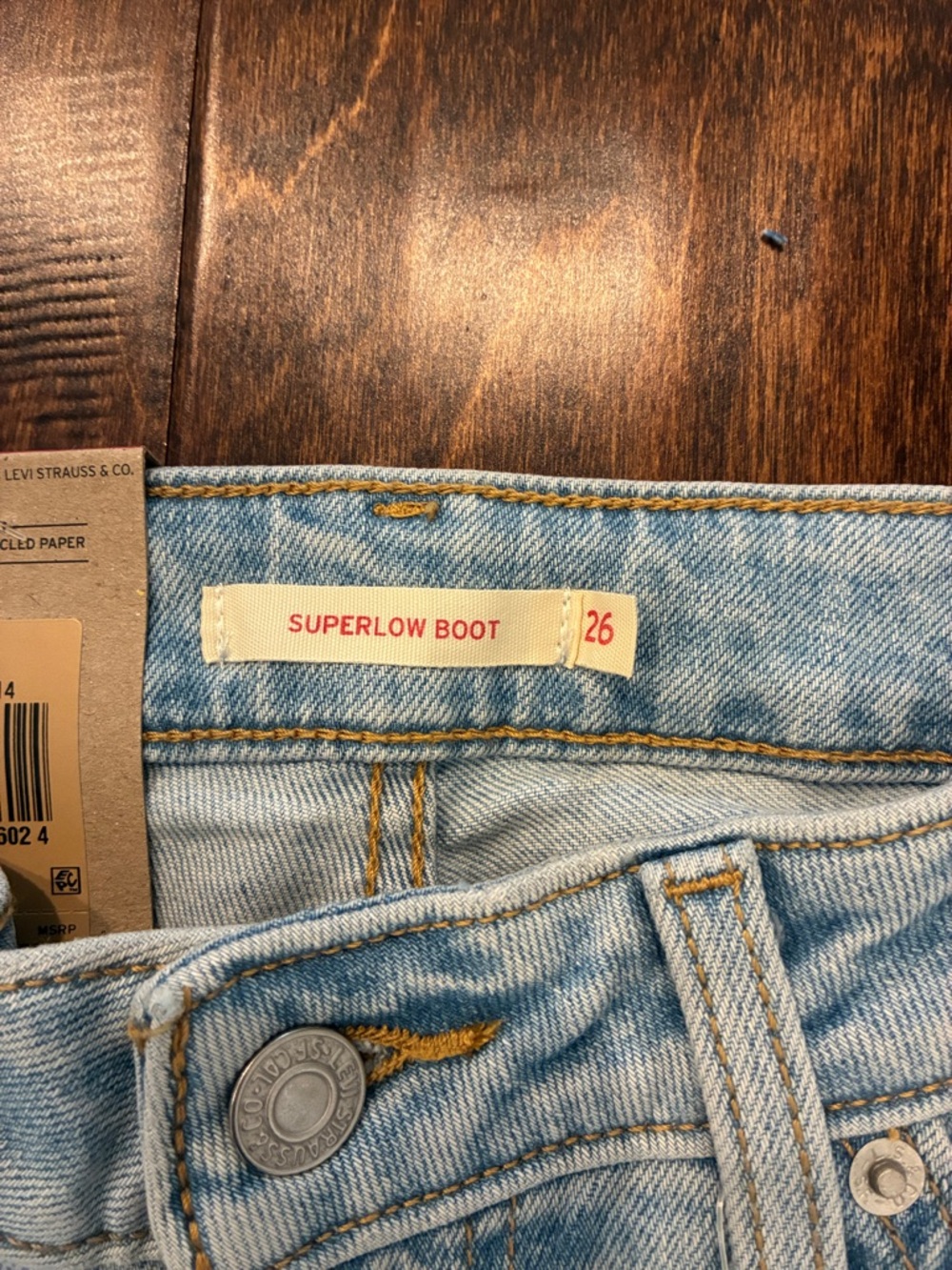 Levi's Light Blue Bootcut Jeans - Picture 3 of 5